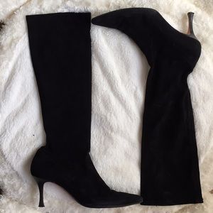 Final price! Manolo Blahnik Black Heeled Boots